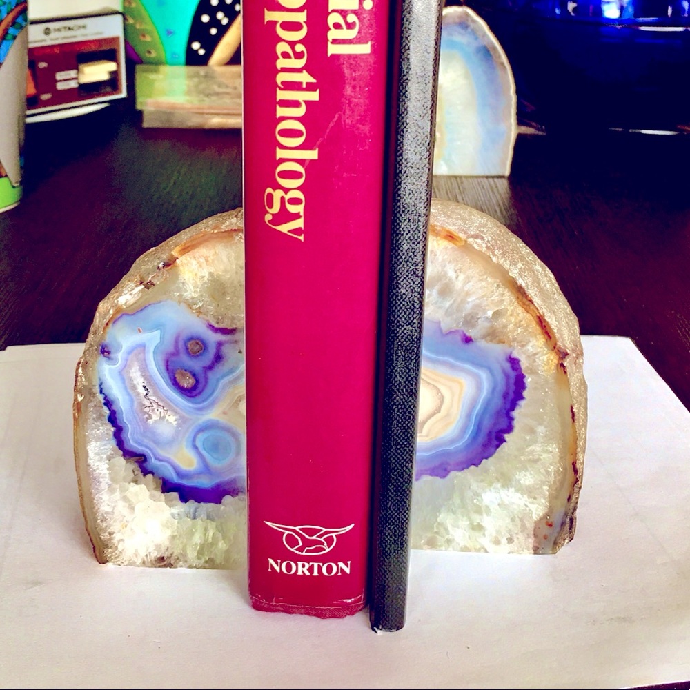 AMETHYST BOOKENDS